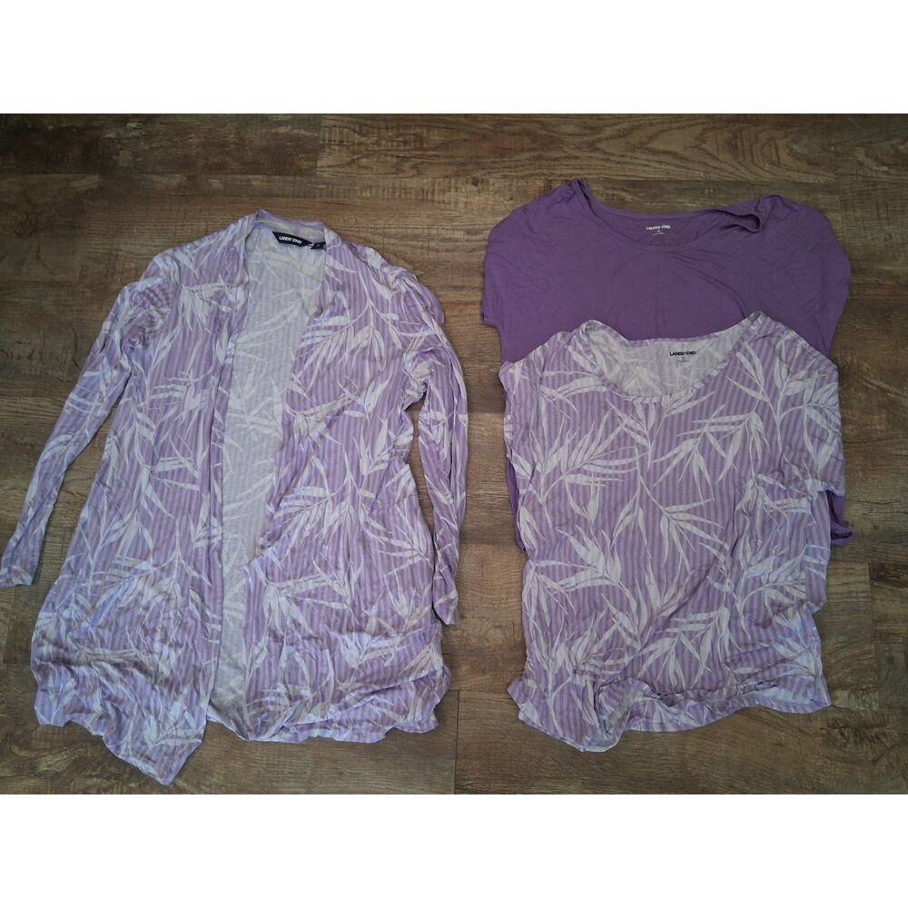 3 Piece Lightweight Tees with Cardigan